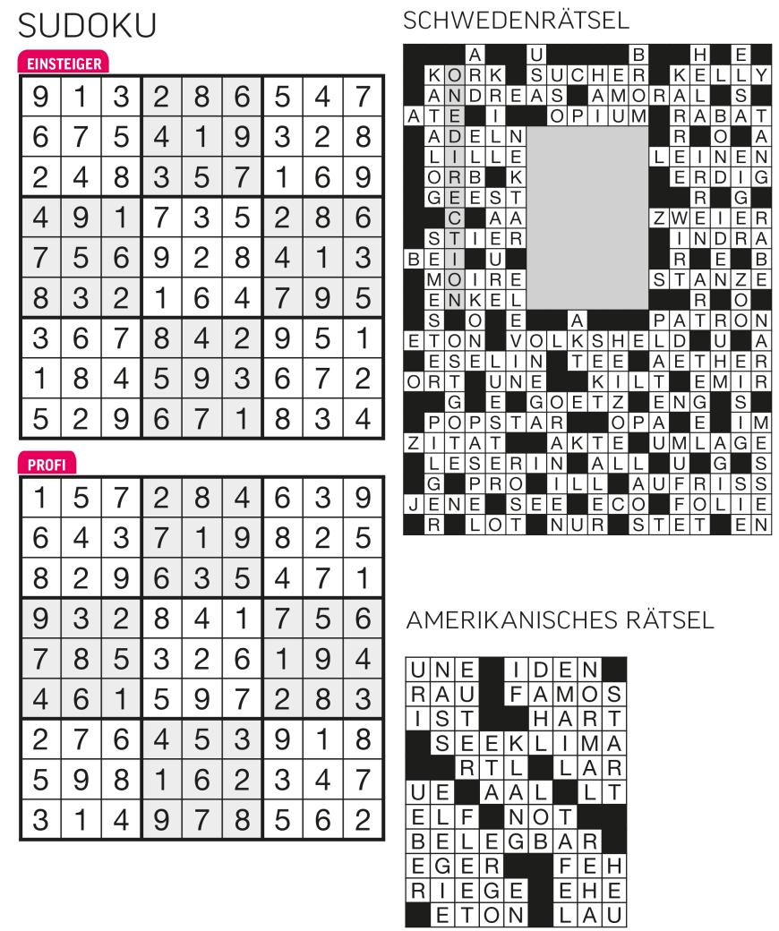 Sudoku- und Rätselauflösung ab Magazin 01/2015 - Bild 6