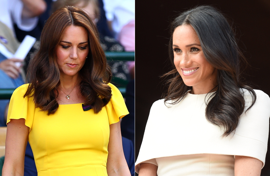 Die schulterlangen Haare in natürlichen Wellen - das war bislang der Signature-Look von Kate. Doch nun wird auch Meghan immer häufiger mit der Frisur gesichtet.
