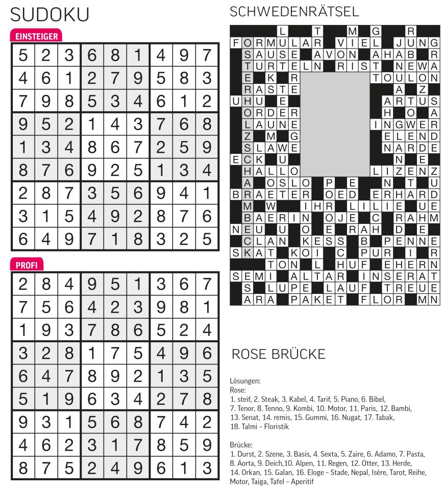 Sudoku- und Rätselauflösung ab Magazin 01/2015 - Bild 5
