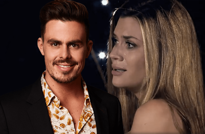  „Warum heulst du?“ Manuel möchte den fiesen Korb von der Bachelorette nicht auf sich sitzen lassen.
