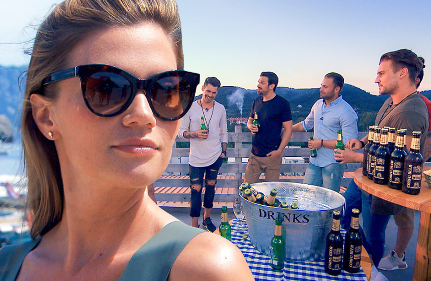 Prost, Santé, Skål & Cheers: Bei der „Bachelorette“ wird gebechert, was das Zeug hält.