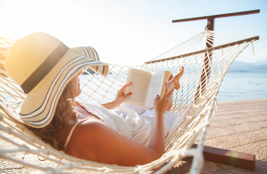 Bestes Time-Out-Programm: In der Hängematte liegen und lesen.