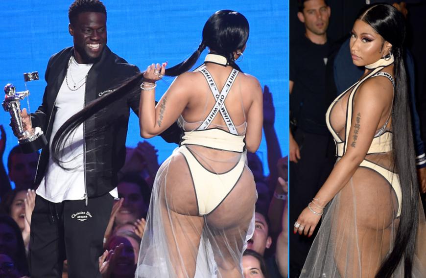Nicki Minaj lässt sich den Mund nicht verbieten - und auch zu ihren weiblichen Kurven steht die Sängerin. Bei den MTV Video Music Awards zeigte sie sich in einem knappen Kostümchen, das ihre Cellulite nicht verhüllte. Ein klares Zeichen an alle Frauen, sich nicht zu verstecken!