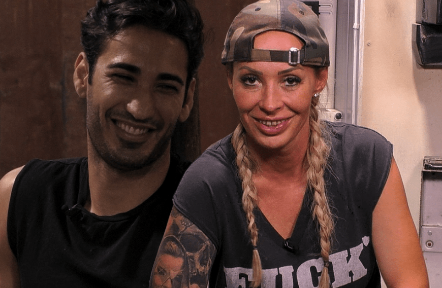 Einige Bewohner rücken im Haus näher zusammen - so wie Umut Kekilli und Cora Schumacher.