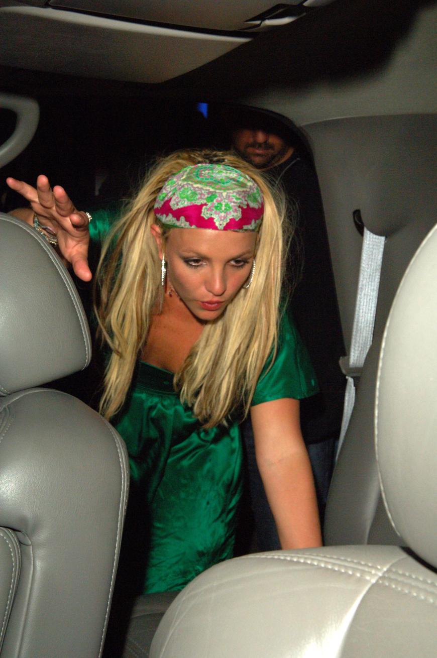 Britneys Gammel-Look: Die Haare sind verfilzt, das Make-up verschmiert.