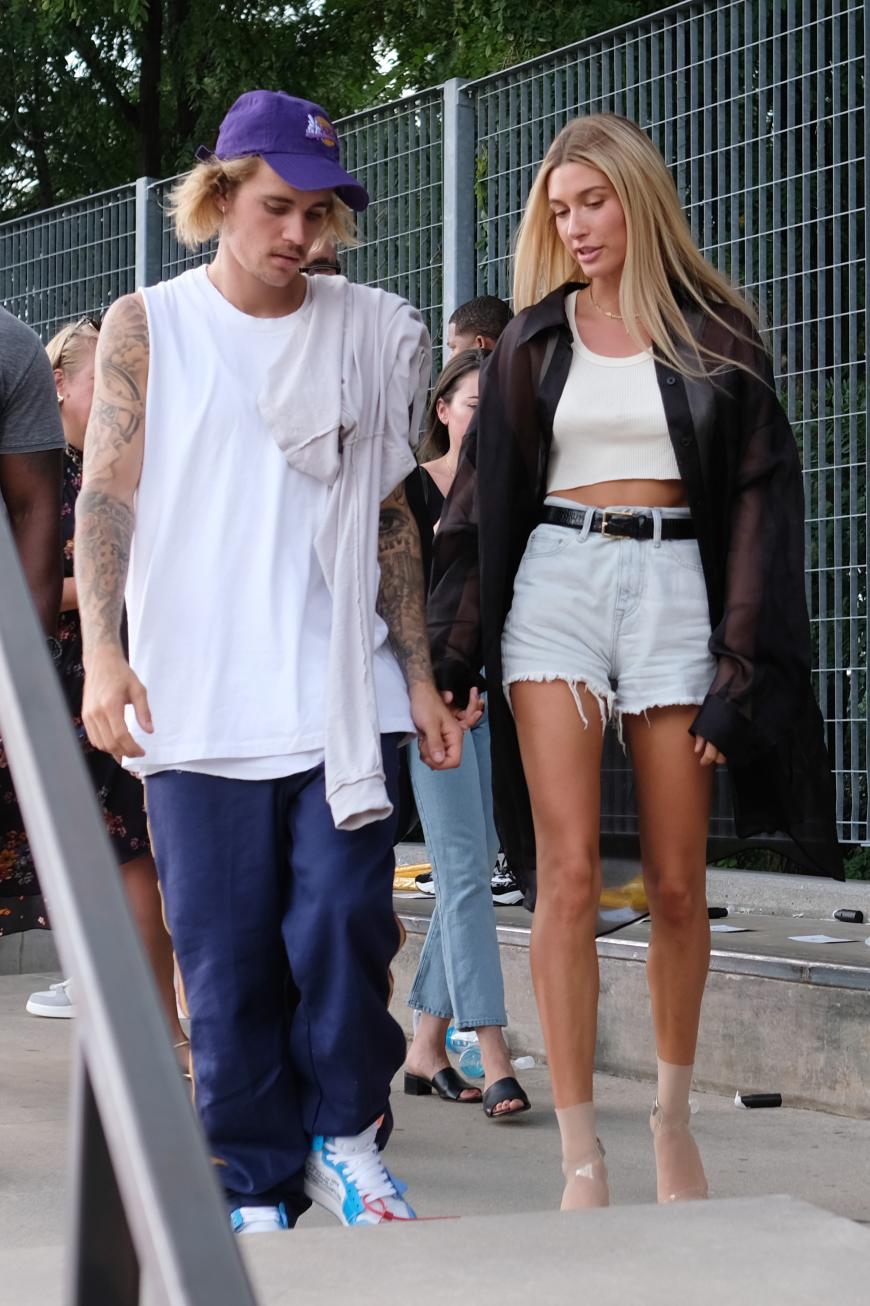 Beine bis zum Himmel! Justin und Hailey besuchten gemeinsam die Show der Marke