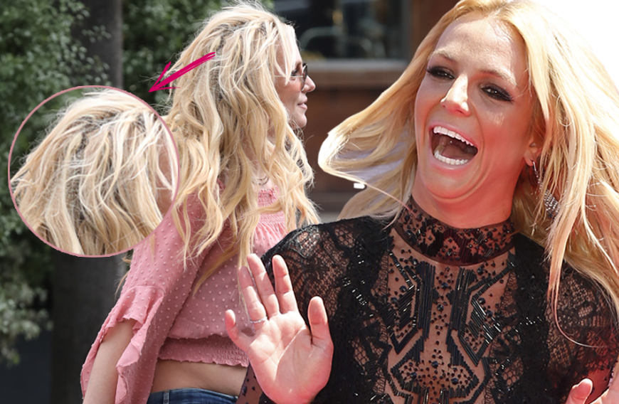 Grauenvoll! Britney zeigt sich nur noch ungepflegt und mit schlecht sitzenden Extensions.