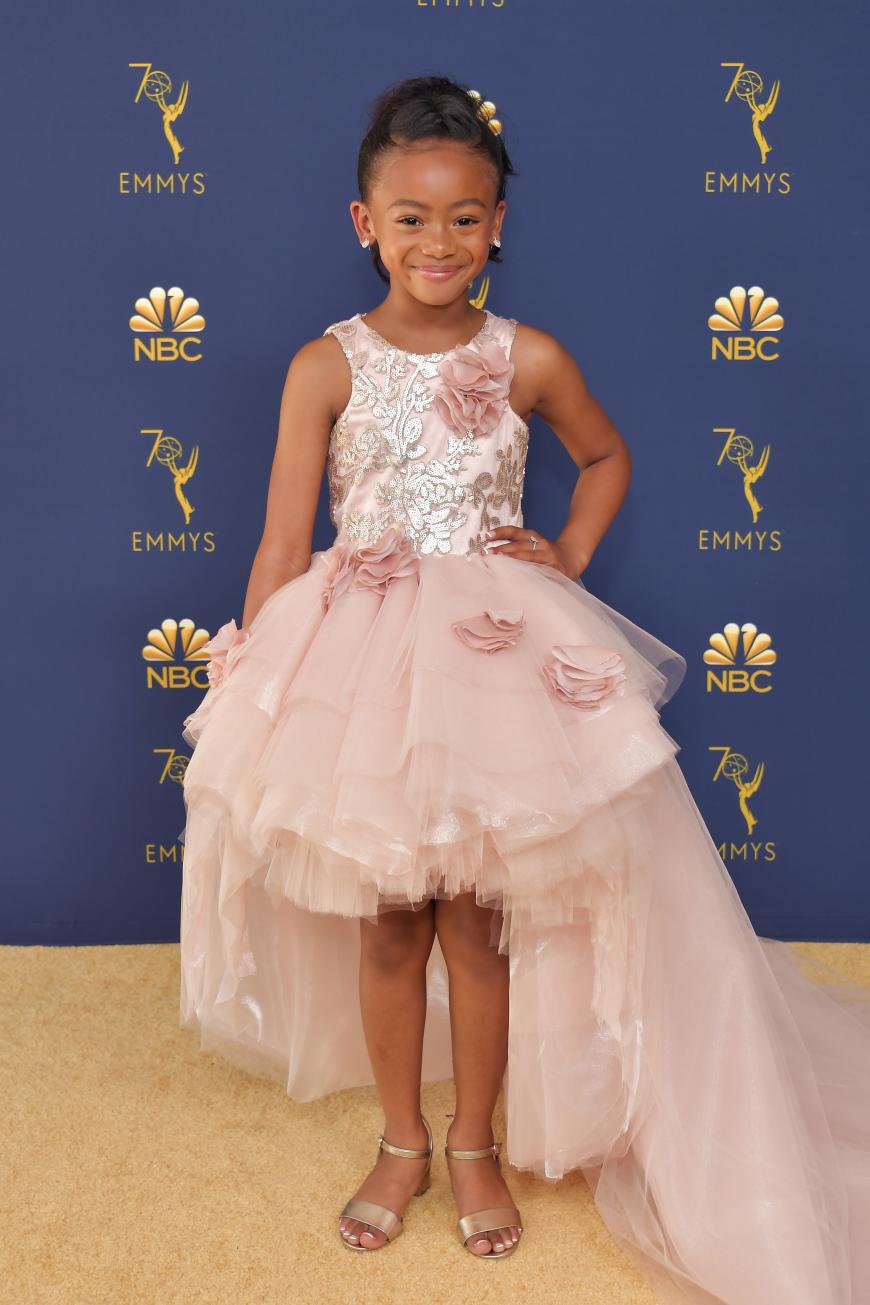 Die wohl niedlichste Emmy-Besucherin: