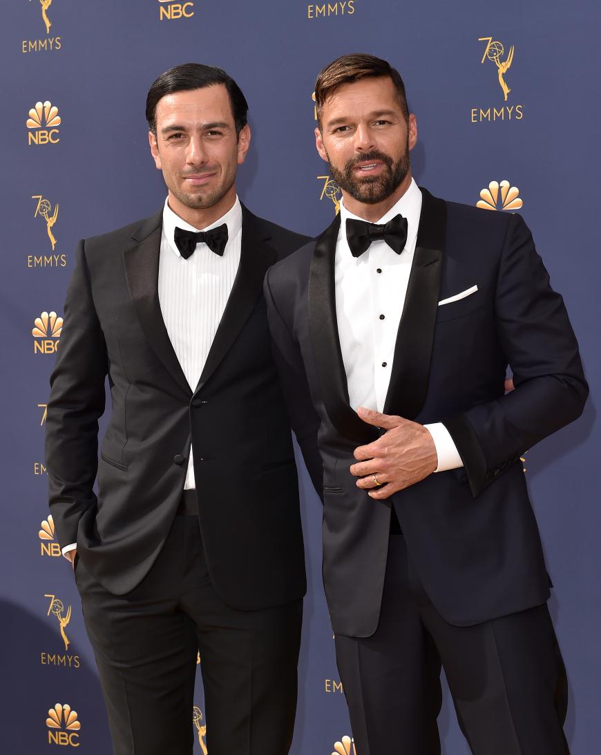Ricky Martin (r.) und sein Ehemann Jwan Yosef sahen in ihren Anzügen richtig schick aus.