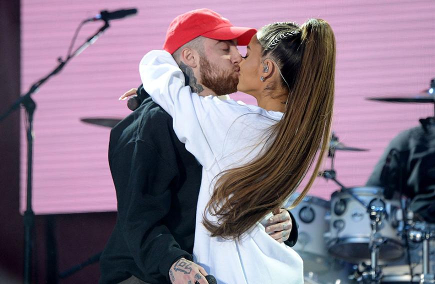 Mac Millers Ex-Freundin Ariana Grande fehlte bei der Verleihung. Sie kann noch immer nicht fassen, dass Mac nicht mehr lebt.