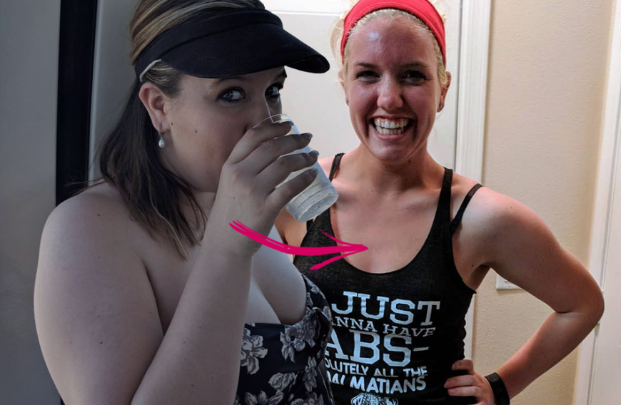 Bevor sich Jenna und Tyler trennen, ist die Blondine stark übergewichtig, bringt 105 Kilo auf die Waage. Also setzt sie sich ein ambitioniertes Ziel: Innerhalb von zwölf Monaten will die Amerikanerin 35 Kilo abspecken - und schafft es tatsächlich.
