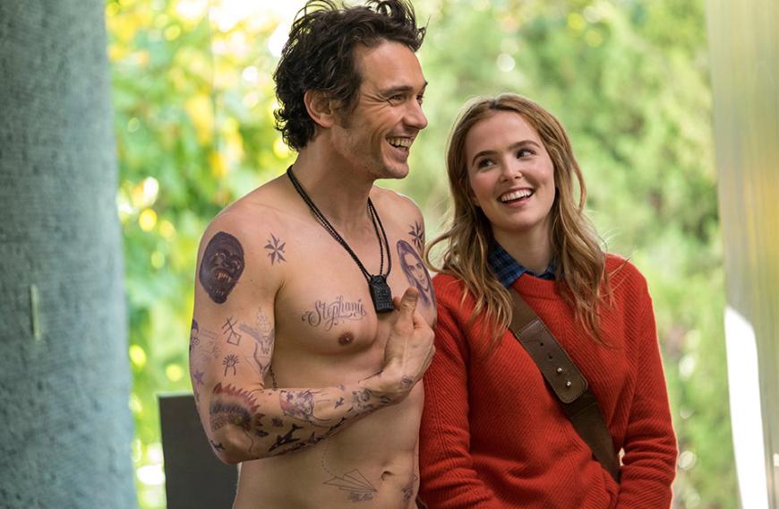 Zoey Deutch kam Schauspieler James Franco im Film