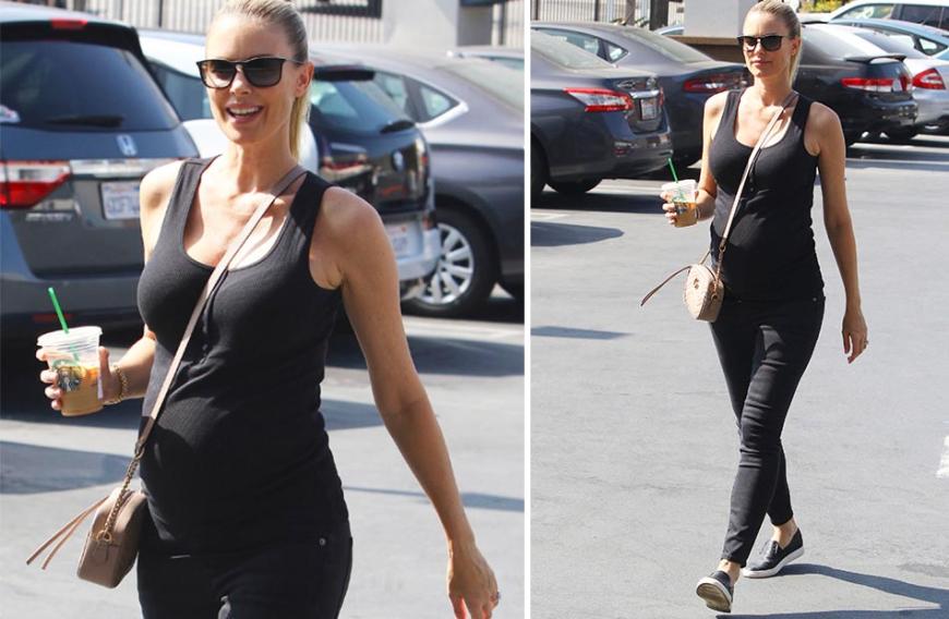 Ganz entspannt ist Eddie Murphys Freundin Paige Butcher in Los Angeles unterwegs. Ihre Babykugel ist schon deutlich zu erkennen, das Baby soll Ende des Jahres zur Welt kommen. Das Paar hat bereits ein gemeinsames Kind, Tochter Izzy. Gegenüber