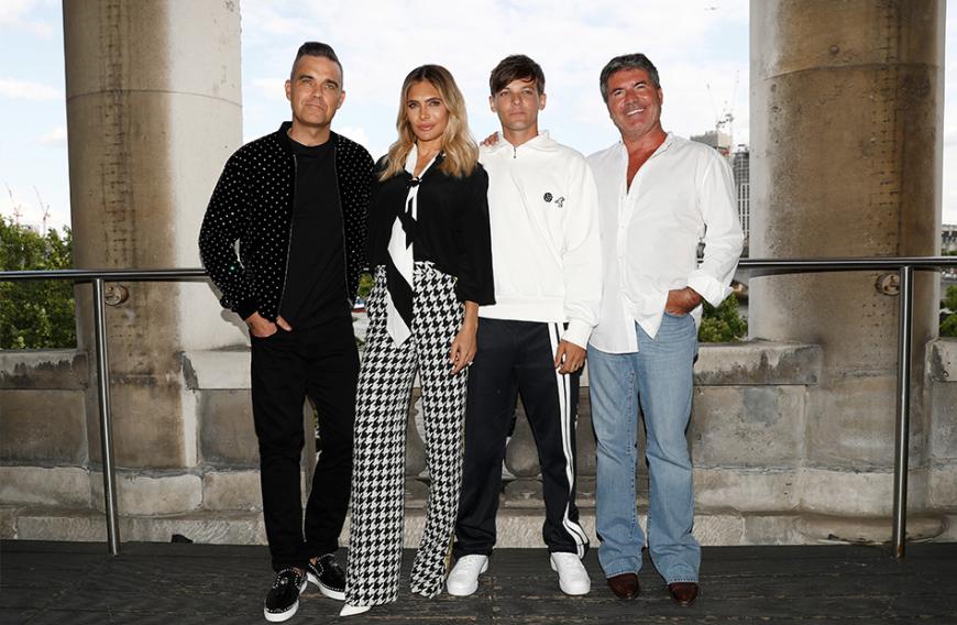 Das Paar sitzt gemeinsam mit Louis Tomlinson und Simon Cowell in der Jury von
