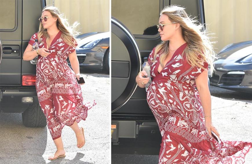 Wow, das ist aber eine große Babykugel! Hilary Duff ist hochschwanger und erwartet ihr zweites Kind. Die Schauspielerin hat schon Sohn Lucas aus ihrer ersten Ehe mit dem kanadischen Eishockeyspieler Mike Comrie. Für Hilary und ihren Freund Matthew Koma ist es jetzt der erste gemeinsame Nachwuchs. Vor rund drei Monaten verkündete das Paar die frohe Botschaft via Instagram und verriet das Geschlecht ihres Sprösslings: