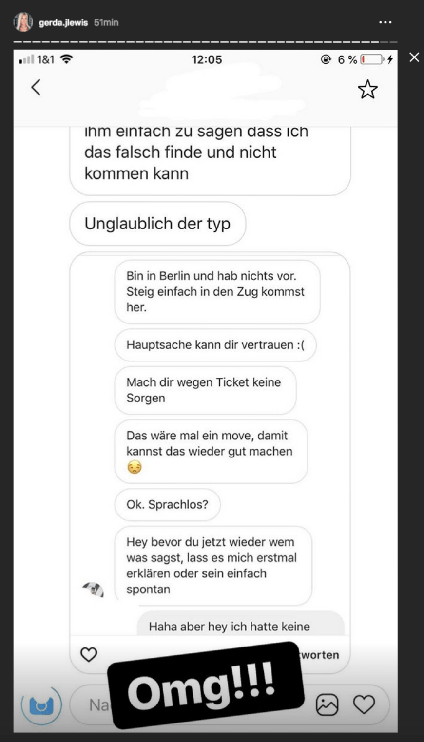 Gerda geht sogar noch einen ganzen Schritt weiter und behauptet, dass sie nicht die einzige Affäre des Kuppelshow-Kandidaten war.