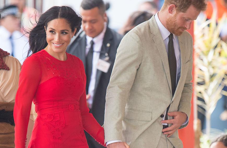 Herzogin Meghan und Prinz Harry reisten nach Tonga.