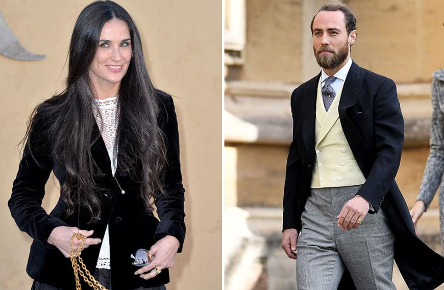 Zwischen Demi Moore & James Middleton soll es gefunkt haben: Die Schauspielerin sei ziemlich verknallt in den Bruder von Herzogin Kate.