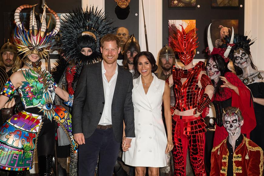 Die Royals wurden in Wellington (Neuseeland) von den