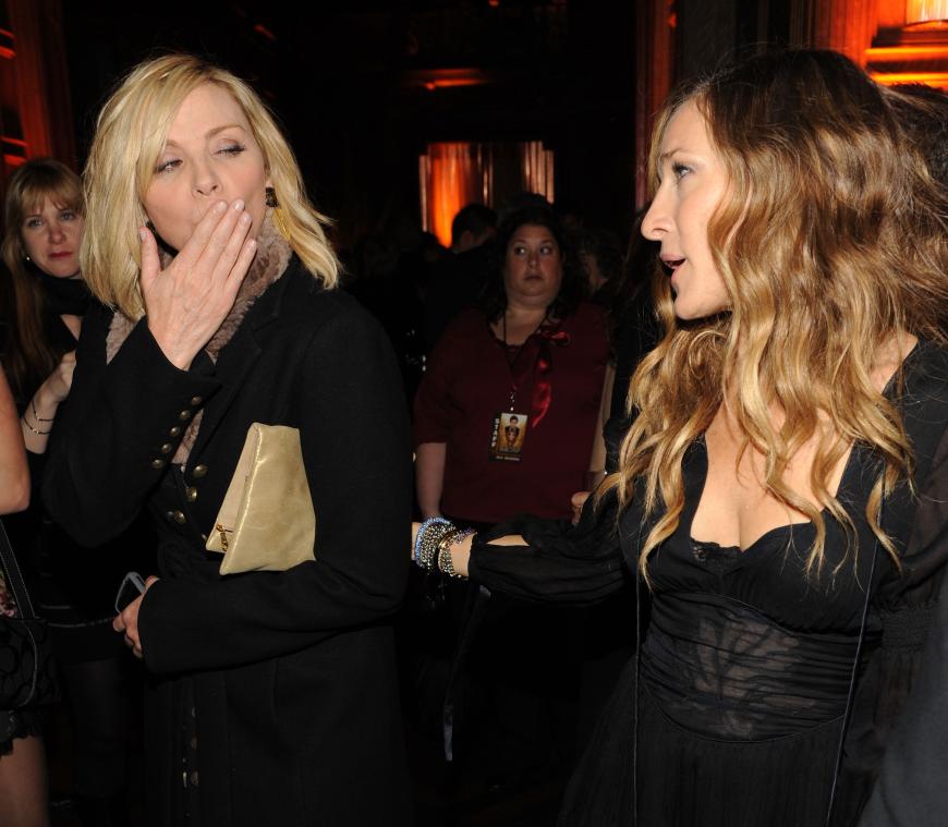 Wenn Blicke töten könnten ... Kim Cattrall und Sarah Jessica Parker liegen seit Jahren im Clinch miteinander.