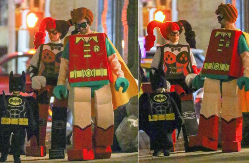 Wie cool ist das denn? Familie Timberlake/Biel hat sich in Sachen Verkleidung richtig ins Zeug gelegt. Justin, Jessica und Söhnchen Silas gehen perfekt abgestimmt als Lego-Figuren.