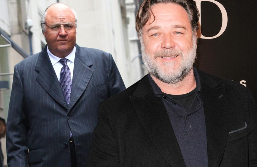 Kraaasss! Wir hätten Russell Crowe links niemals wiedererkannt! Der Schauspieler stellt Ex-Fox-News-CEO Roger Ailes für eine TV-Serie namens