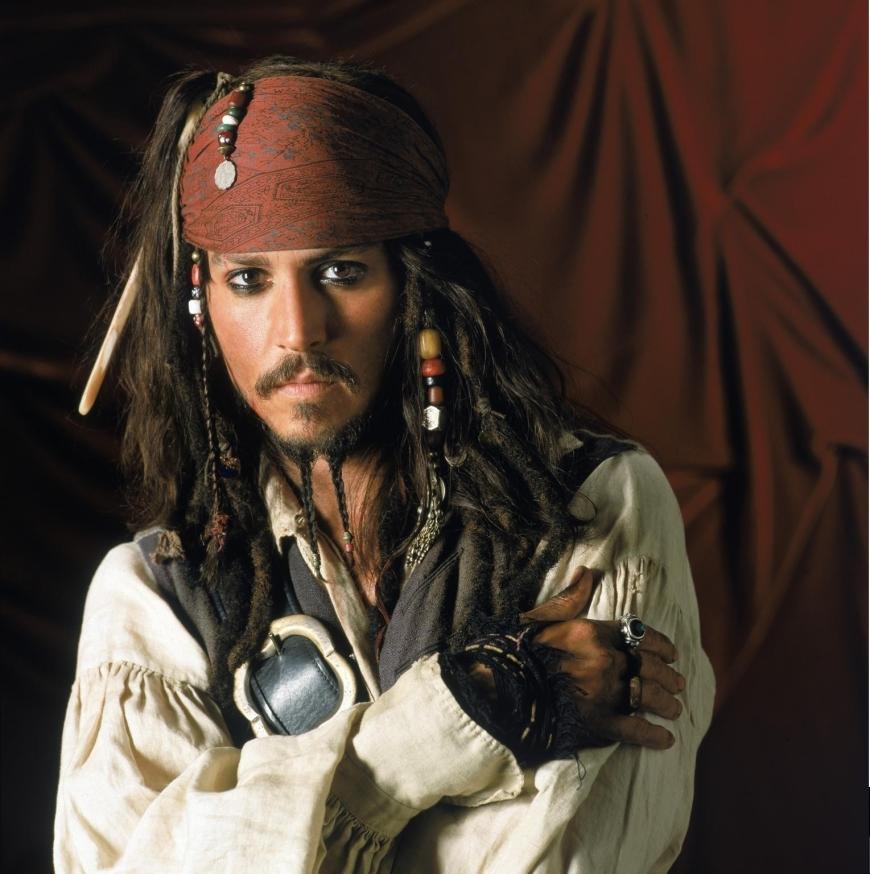 „Ich habe mich bisher in keiner Rolle so wohl gefühlt“, schwärmt Johnny Depp von der Figur Jack Sparrow.