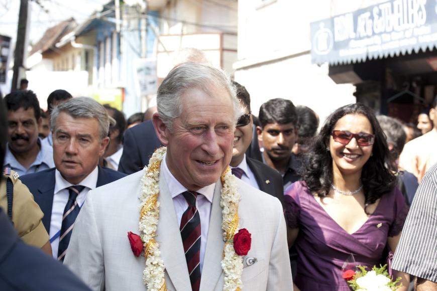Seinen 65. Geburtag feierte der Prince of Wales unter anderem in Indien.