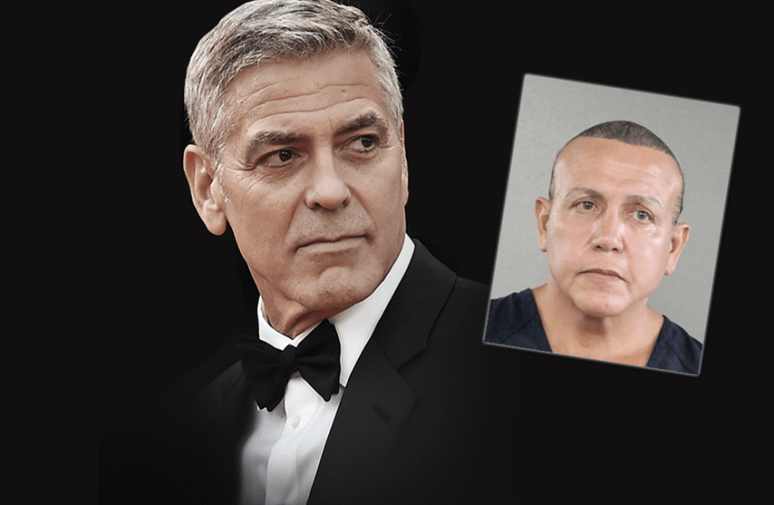 Cesar Sayoc (r.) trachtet George Clooney nach dem Leben. Der Donald-Trump-Anhänger verschickte mehrere Paketbomben an Promis, die sich negativ gegen den US-Präsidenten äußerten.