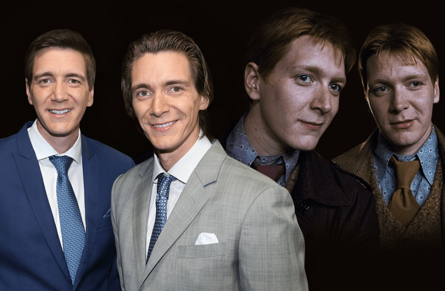 James & Oliver Phelps: Auch Fred und George Weasley haben eine deutlich positive Verwandlung durchlaufen.