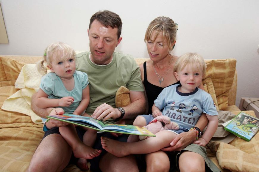Der größte Halt für Gerry und Kate McCann sind ihre heute 13-jährigen Zwillinge Sean und Amelie.
