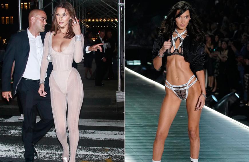 Ist das noch schön? Das fragen sich jedenfalls viele Follower des Models, wenn sie den abgemagerten Körper sehen.