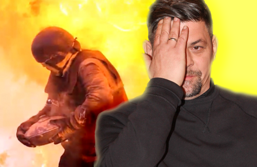 Drama um Tim Mälzer. Der Koch hat sich bei einer Explosion verletzt und musste ärztlich versorgt werden.