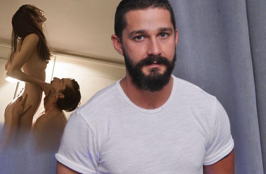 Shia LaBeouf erinnert sich daran, wie seltsam es für ihn war, als er sich zum ersten Mal vor einem Mädchen nackt auszog.