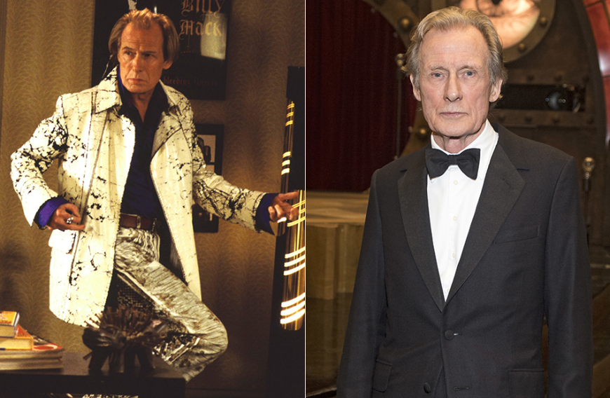 Billy Mack ⎮ Bill Nighy
Sein großer Durchbruch gelang Nighy tatsächlich erst mit Mitte 50 durch