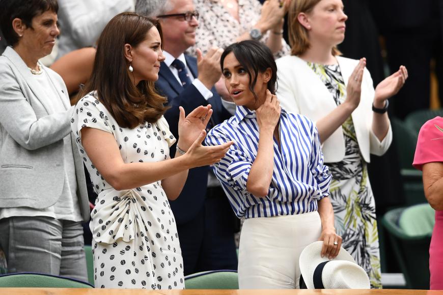 Was ist dran an den Gerüchten, dass Kate (l.) und Meghan zerstritten sind?