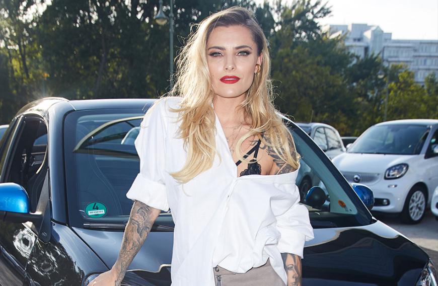 Sophia Thomalla knutschte jetzt mit einem Profi-Fußballer. Für ihren vermeintlichen Ex nicht leicht.