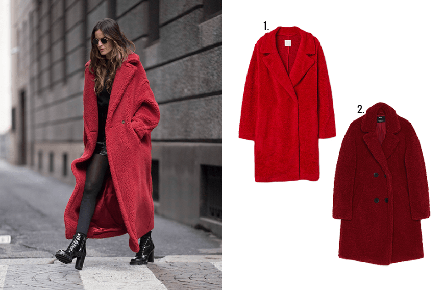 Seinem schwarzen Look verleiht das brasilianische Model Izabel Goulart mit dem XL-Mantel von Max Mara einen lässigen Touch.