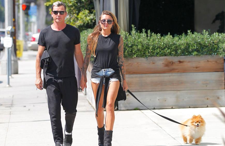 Dabei war das Model eigentlich offiziell noch mit Musiker Gavin Rossdale liiert ...