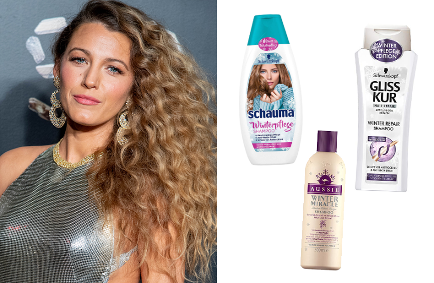 Im Winter setzt Blake Lively auf spezielles Shampoo, das die Haare kräftigt und mit viel Feuchtigkeit versorgt.