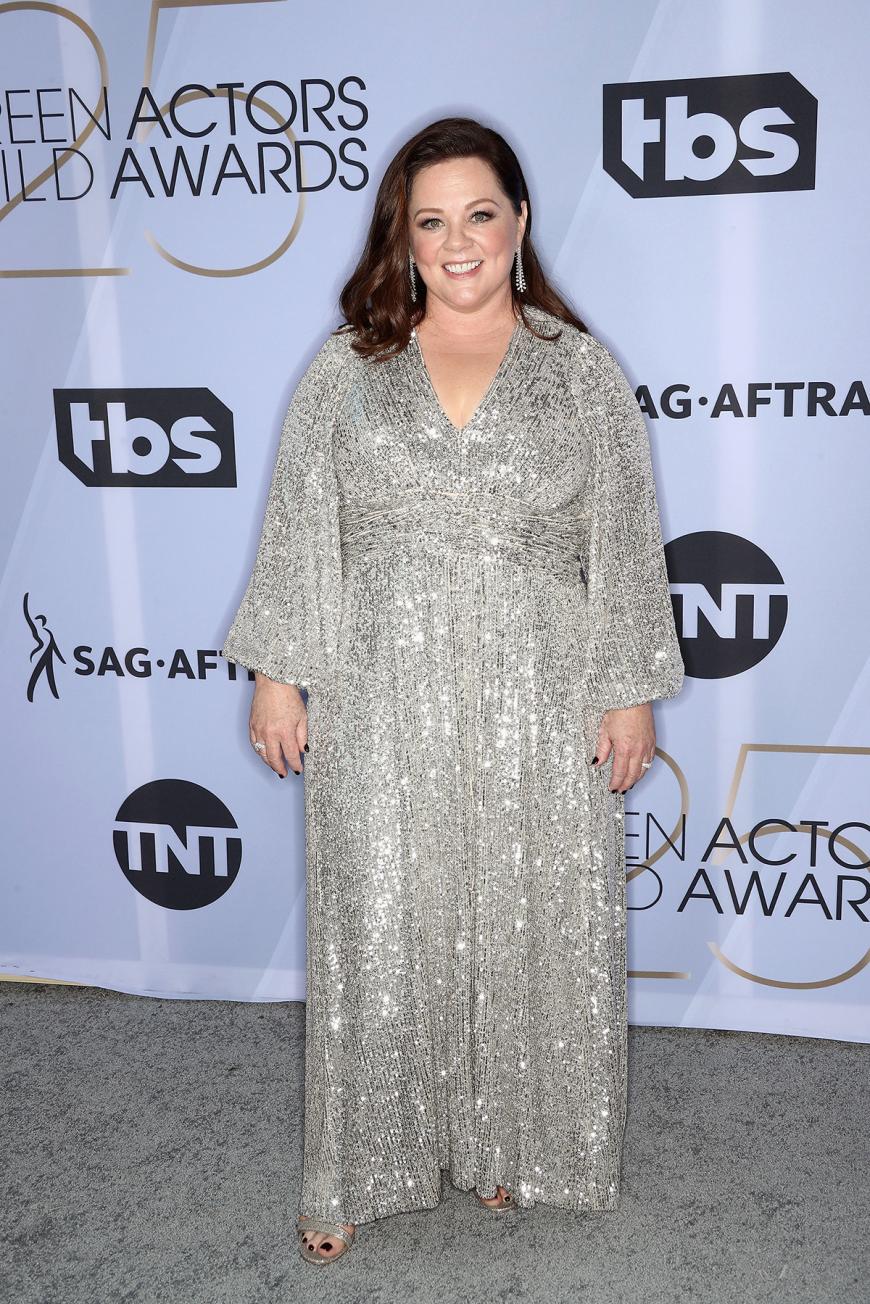 Melissa McCarthy sah bezaubern aus in ihrem Glitzer-Dress - 100 Punkte!