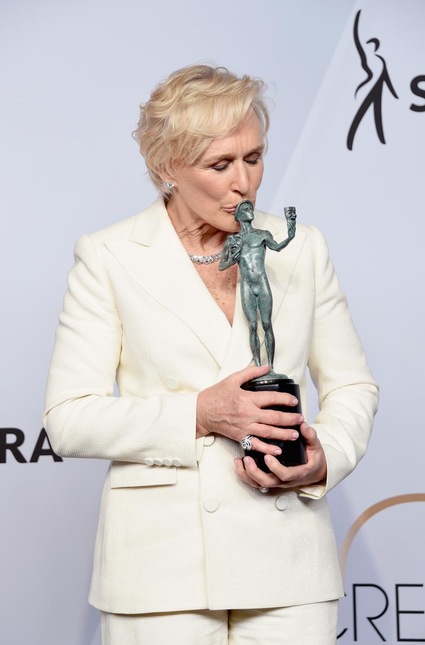 Da war aber jemand happy über seinen SAG Award!
