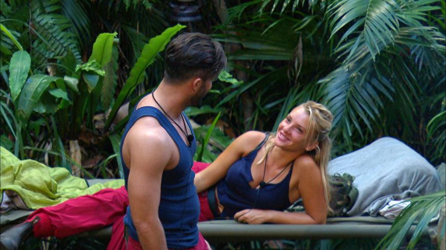 Im Dschungelcamp flirtete das Ex-Paar sogar noch, bevor es zum großen Streit kam.