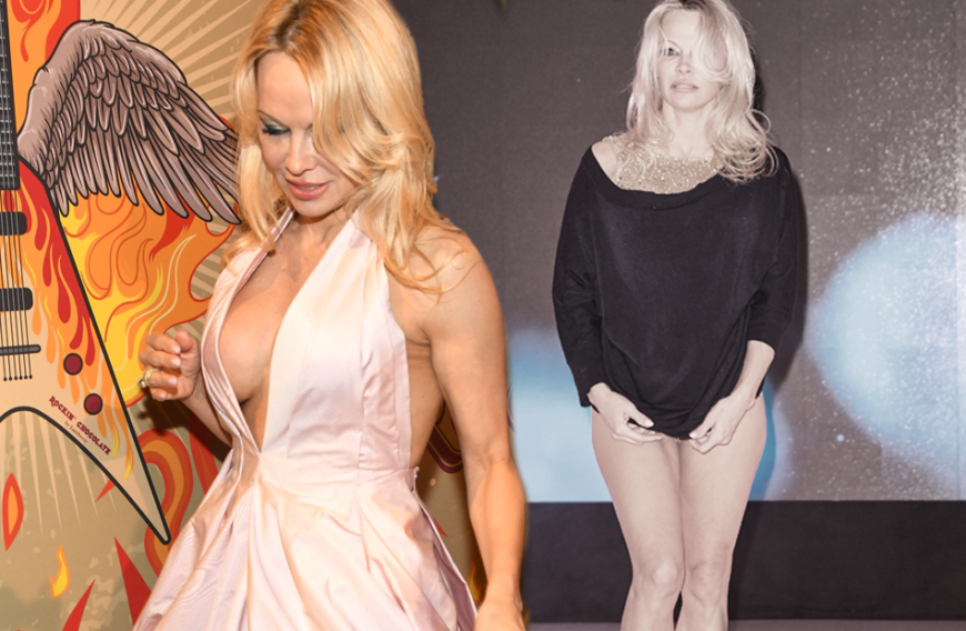 Freizügiger Auftritt von Pamela Anderson auf der Lambertz Monday Night in Köln: Erst ließ die bei