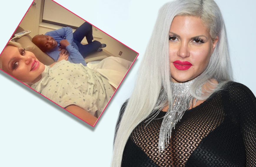 Komplikationen vor der Geburt: Sophia Vegas musste ins Krankenhaus, da ihr Baby zu klein ist und sich zu wenig bewegt. 