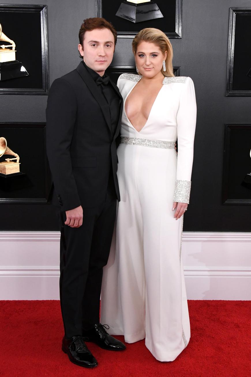 Meghan Trainor ganz klassisch mit ihrem Ehemann Daryl Sabara.