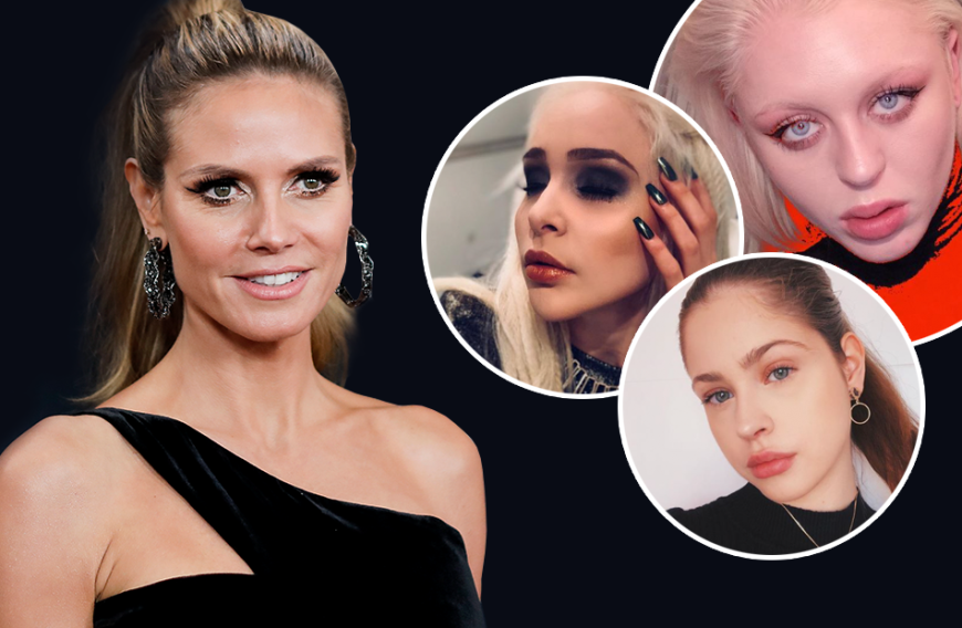 Pssssst! Ja, hier gibt es einige Geheimnisse! Heidi Klum steht auf interessante Kandidatinnen.