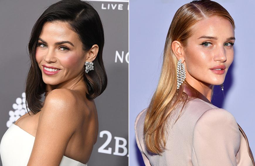 Sowohl Jenna Dewan (l.) als auch Rosie Huntington-Whiteley sind große Fans des Dumplings Skins. 