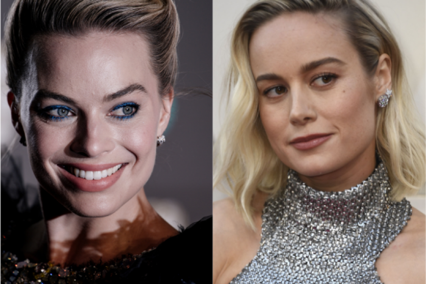 Sieht Margot Robbie ihrer Kollegien Brie Larson ähnlich? Eigentlich nicht.