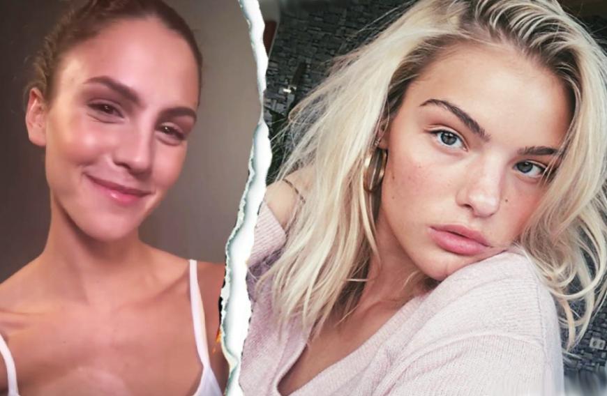 Jetzt wird's hässlich: GNTM-Kandidatin Simone (l.) soll ihre Konkurrentinnen übel beschimpft haben. Das behauptet jedenfalls Model Sarah (r.).